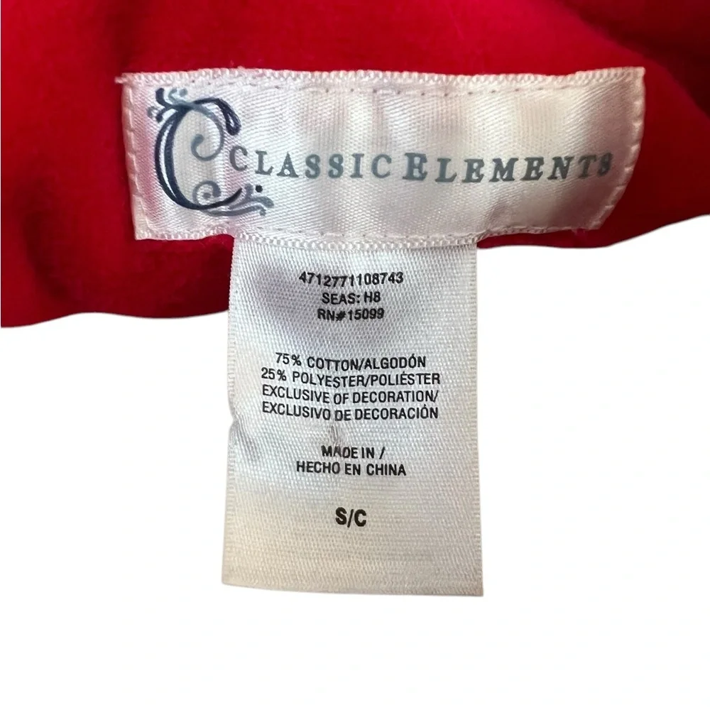 Classic Elements vintage red house valor robe‎ size small